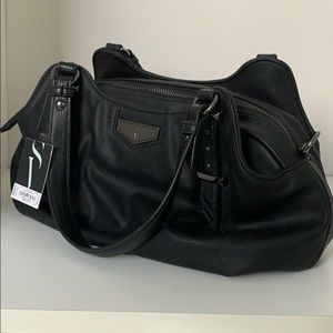 SIMPLY VERA Vera Wang Black Satchel